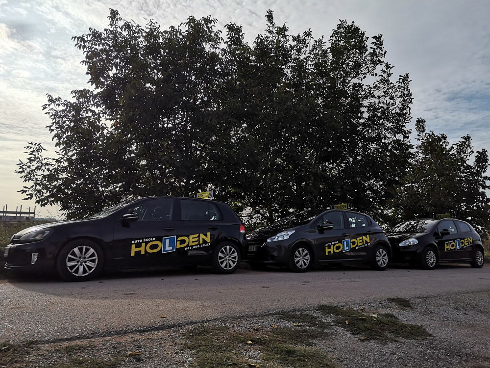 Vozni park Auto škole Holden
